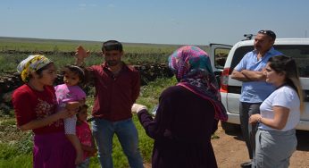 Mobil sağlık ekipleri kırsal mahalleleri bilgilendiriyor