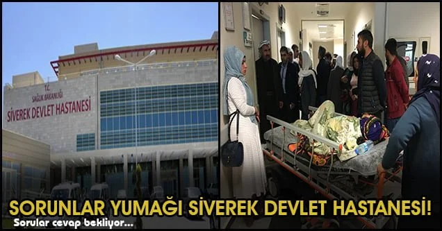Hastaneye Başhekim Dayanmıyor! Neden?
