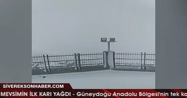 Karacadağ’a yılın ilk karı düştü