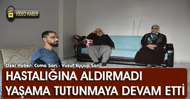 DMD hastası Hasan, hayata küsmedi