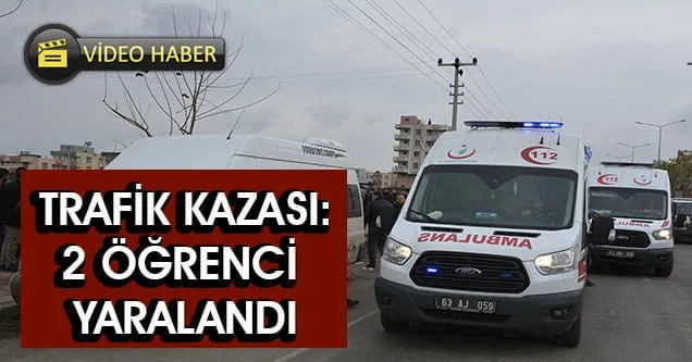 Otomobil öğrencilere çarptı: 2 yaralı