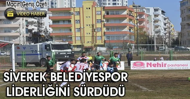 Siverek Belediyespor liderliğini sürdürdü