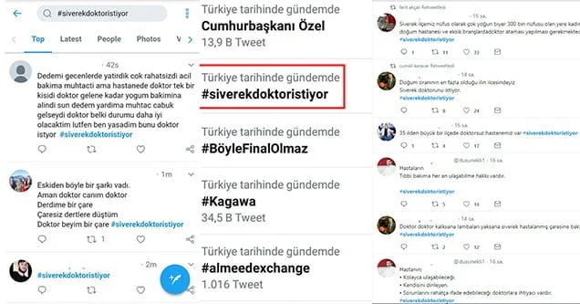 Doktor talebi sosyal medyada gündem oldu