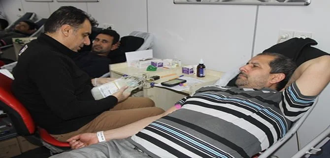 Kan bağışı kampanyasına yoğun ilgi