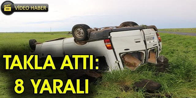 Taziyeden dönenler kaza yaptı: 8 yaralı