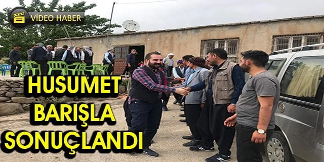 Husumet büyümeden sonlandırıldı