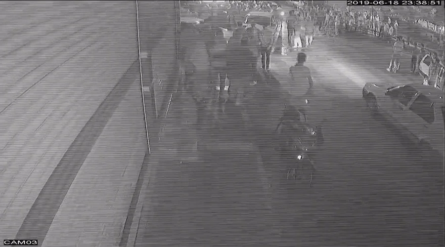 Kaza anları kameraya yansıdı