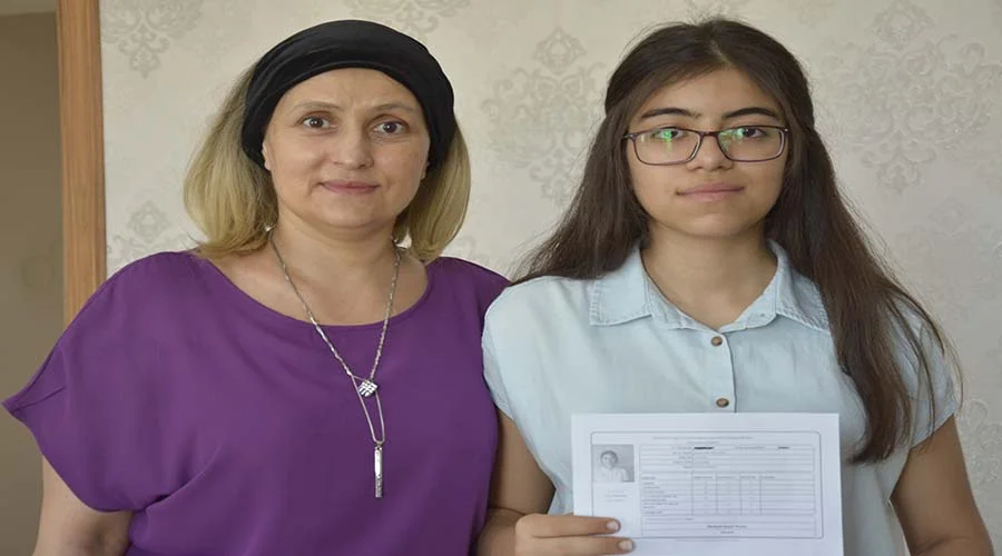Annesi için LGS’de birinci oldu