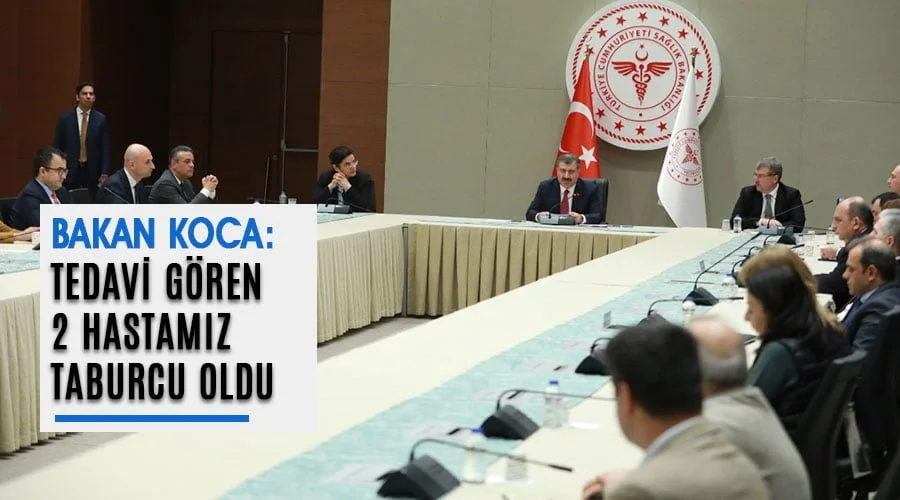 Koronavirüs tedavisi gören 2 hasta taburcu oldu