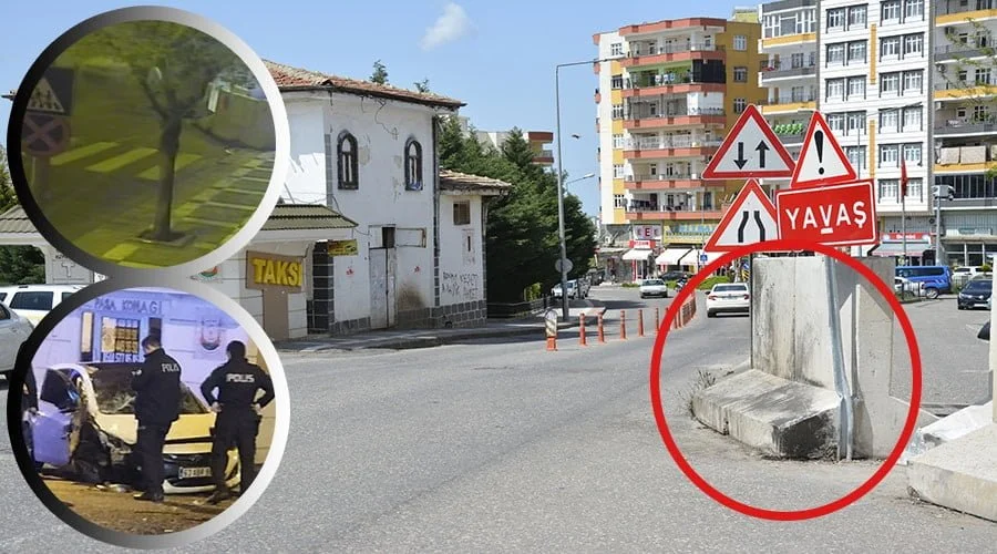 Bariyere çarpan otomobilin takla atması kameraya yansıdı