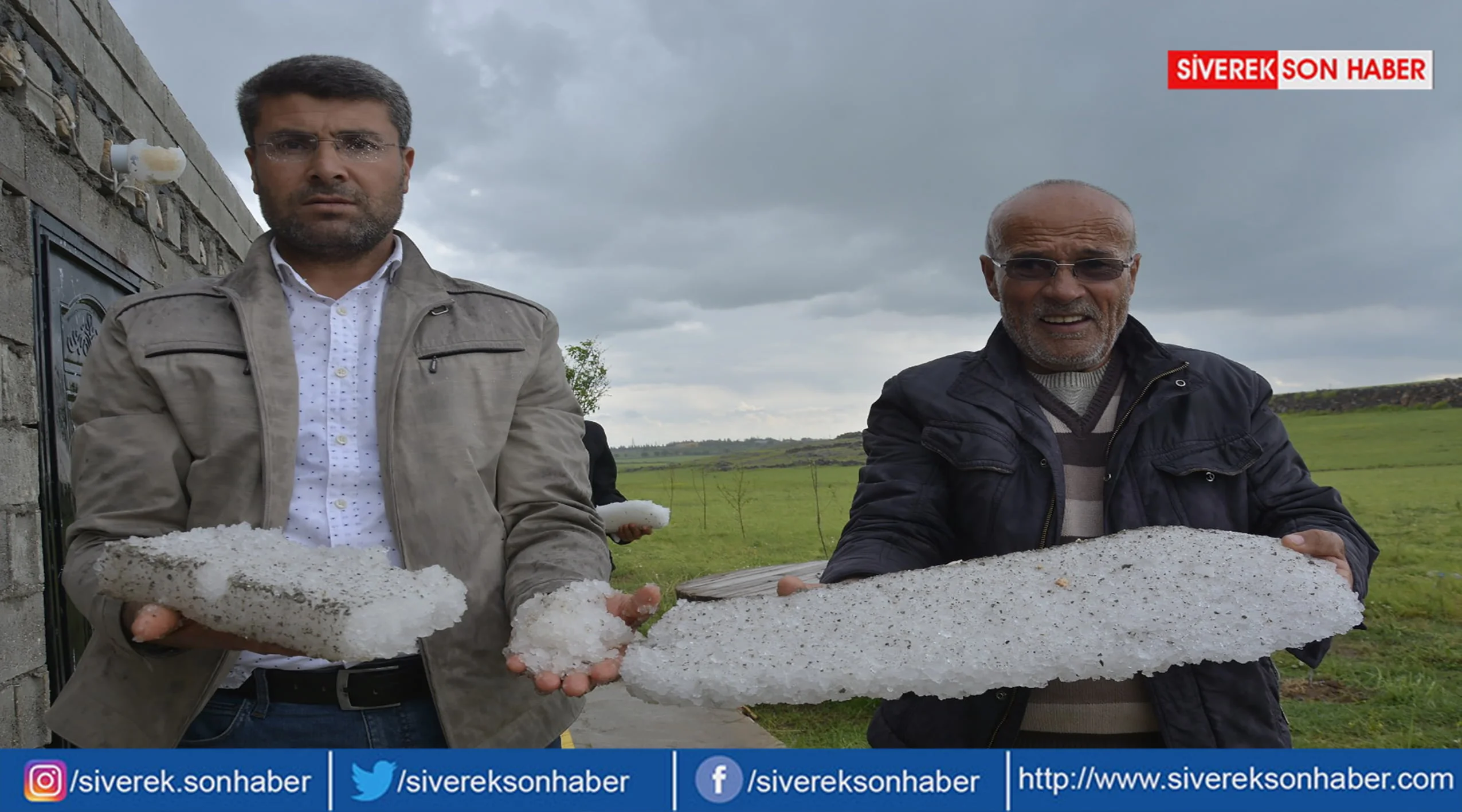 Dolu yağışı tarım arazilerine zarar verdi