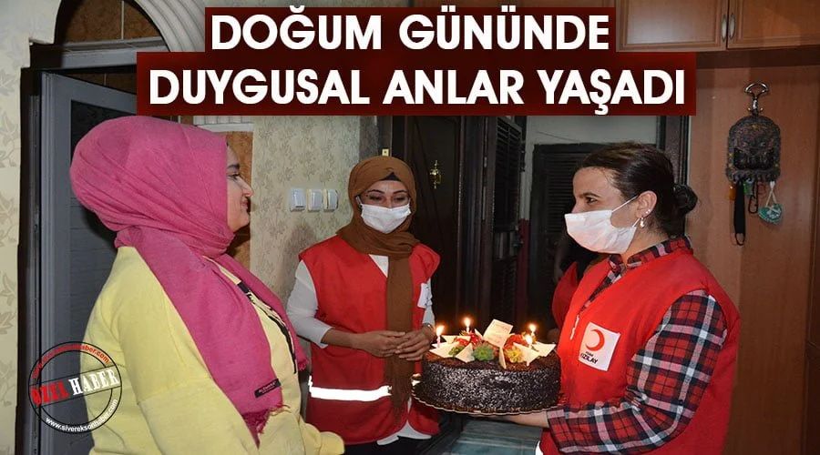 İstanbul’dan Siverek’e ‘Kızılay’ destekli doğum günü sürprizi