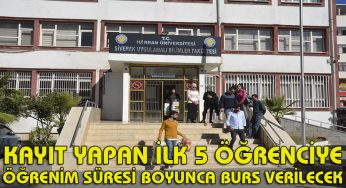 Tercih eden ilk 5 öğrenciye burs müjdesi!