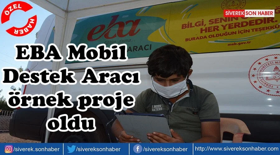 EBA Mobil Destek Aracı örnek proje oldu