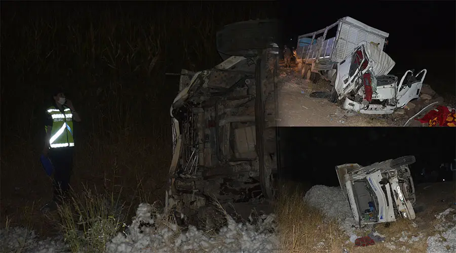 Siverek – Viranşehir yolunda feci kaza: 3 ölü 1 yaralı