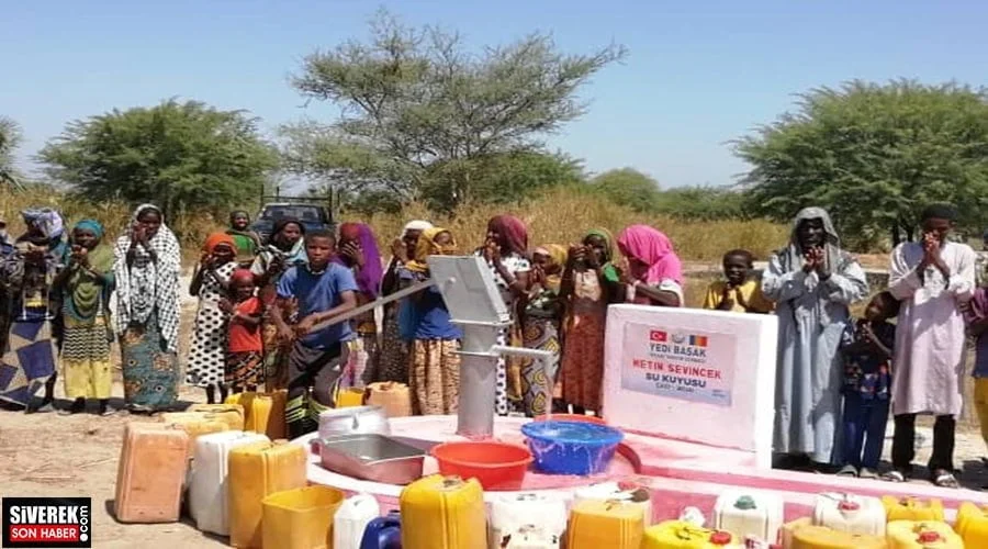 Yedi Başak Siverek temsilciliği Çad’da su kuyusu açtı