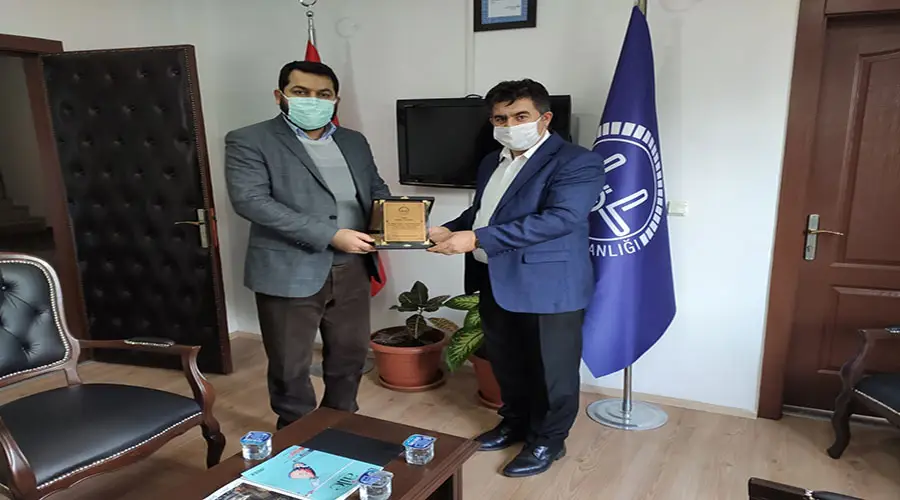 Müftü Yıldızbaş mesai arkadaşlarıyla vedalaştı