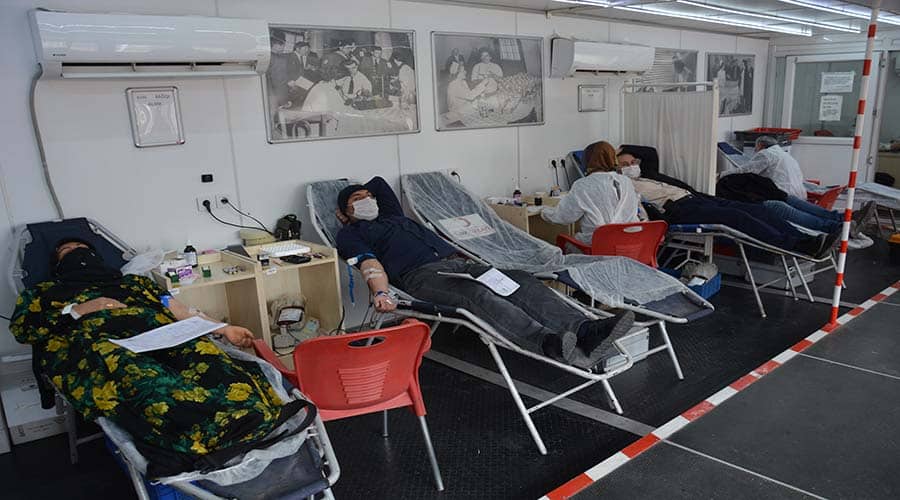 Pandemi kan bağışına engel olamadı!