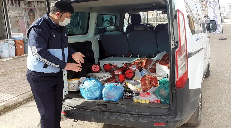 Tam 7 ton ürün imha edildi!