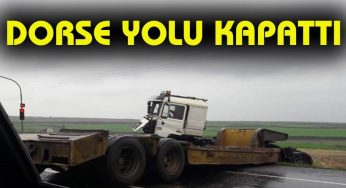 Tır kontrolden çıktı: Araç kuyruğu uzadı