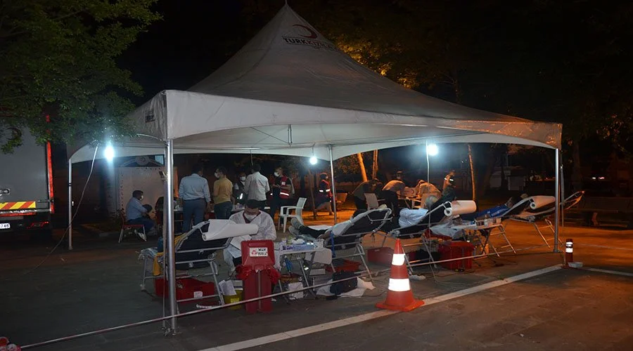 Randevulu kan bağışına yoğun ilgi