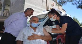 Siverek’te aşı uygulama çadırları kuruldu!