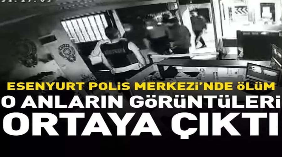 Polis merkezinde ölüm! Kamera görüntüleri ortaya çıktı