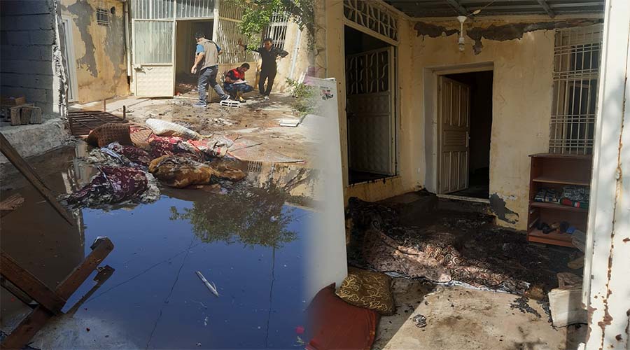 Tek başına yaşayan kadının evi yandı!