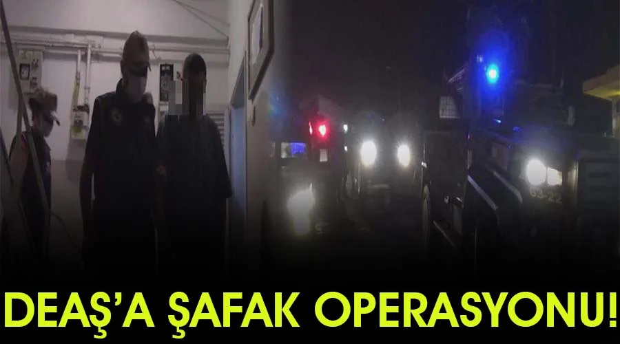 Terör örgütü DEAŞ operasyonunda 7 zanlı yakalandı