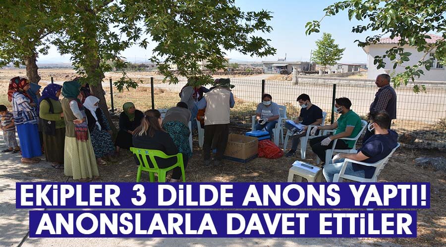 Kırsalda aşılama çalışmaları sürüyor