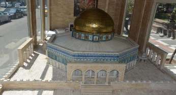 Mescid-i Aksa’nın maketi ‘Minia Kudüs’ tırı Siverek’te