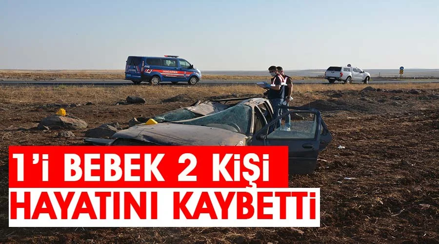 Şarampole devrilen otomobilde 2 kişi hayatını kaybetti!