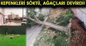 Şiddetli fırtına etkili oldu!