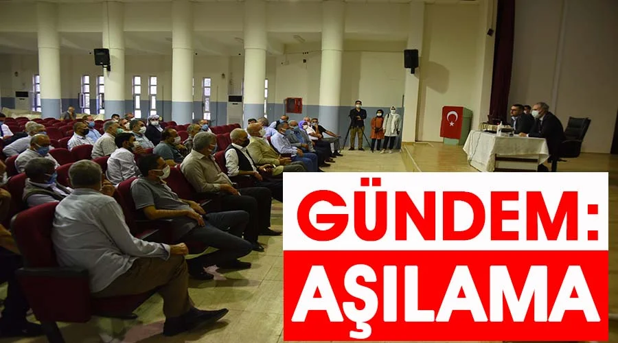 Kovid-19 aşısı bilgilendirme toplantıları sürüyor