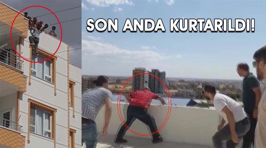 İntihara kalkışan genci itfaiye eri son anda kurtardı!