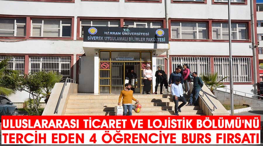 Uluslararası Ticaret ve Lojistik Bölümü’nü tercih eden 4 öğrenciye burs fırsatı