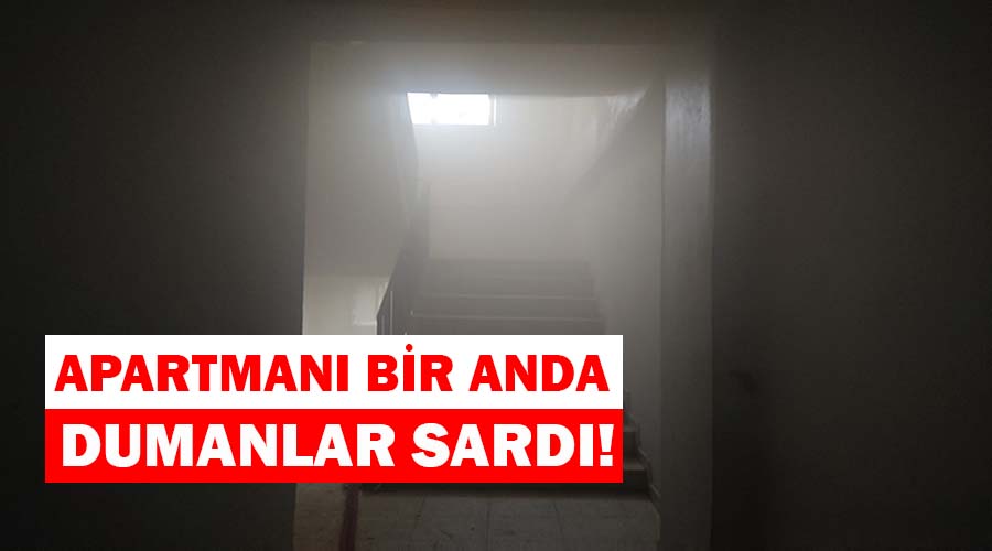 Kazıda patlayan kablo yangına neden oldu!