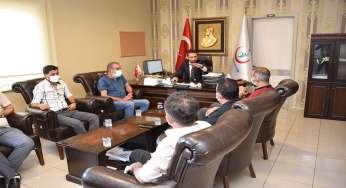 Başhekim Kenan Toprak gazetecilerle bir araya geldi