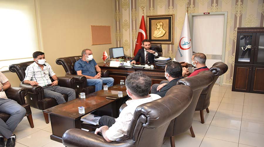 Başhekim Kenan Toprak gazetecilerle bir araya geldi