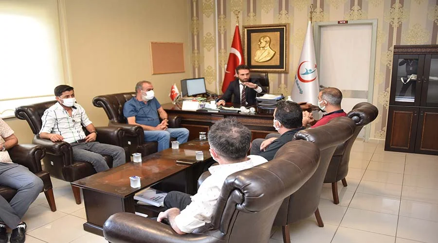 Başhekim Kenan Toprak gazetecilerle bir araya geldi