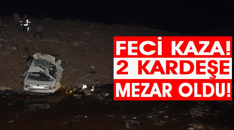 Kardeşler trafik kazasında hayatını kaybetti!