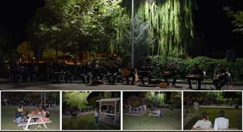 Sıra gecesi ekibinden Millet Bahçesi’nde müzik şöleni