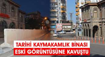 Kaymakamlık önündeki bariyerler kaldırıldı