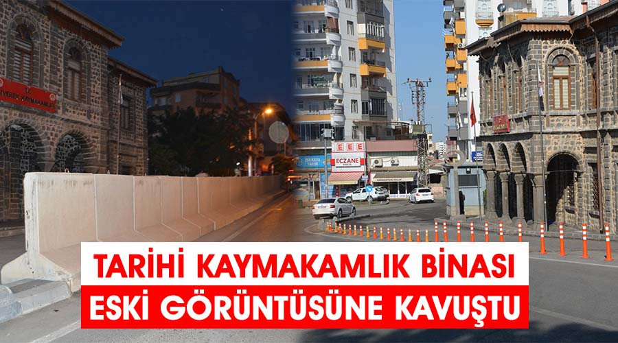 Kaymakamlık önündeki bariyerler kaldırıldı