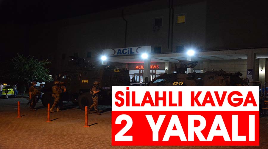 Av tüfeğinin kullanıldığı kavgada 2 kişi yaralandı!