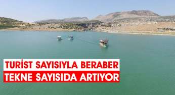 Turist sayısıyla beraber tekne sayısı da arttı