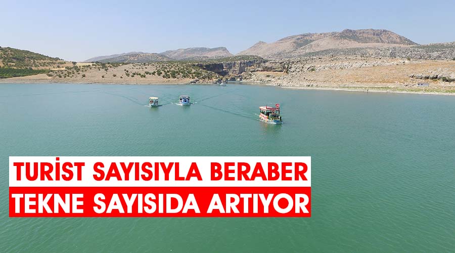 Turist sayısıyla beraber tekne sayısı da arttı