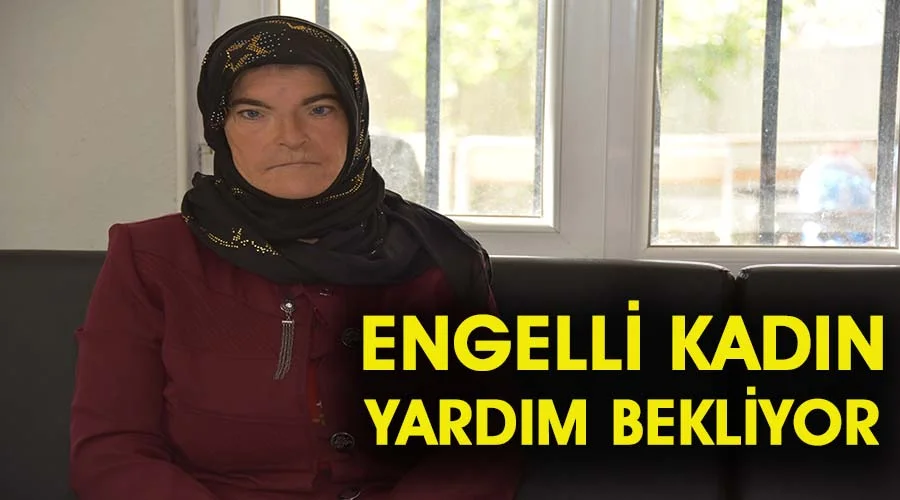 Sokakta kalan engelli kadın yardım bekliyor