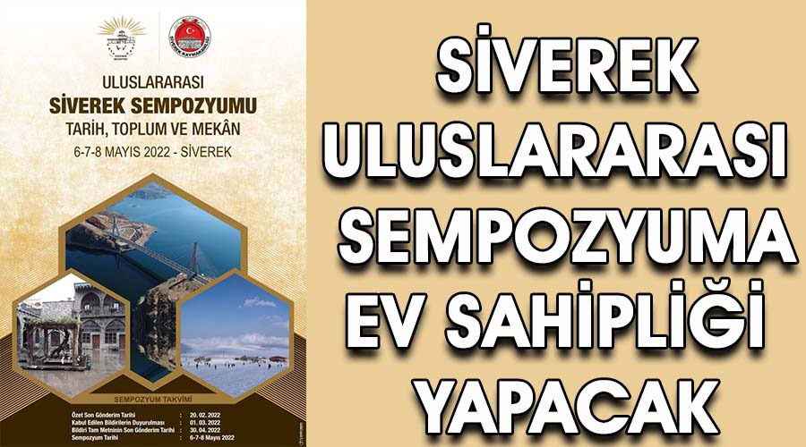 Uluslararası Siverek Sempozyumu düzenlenecek