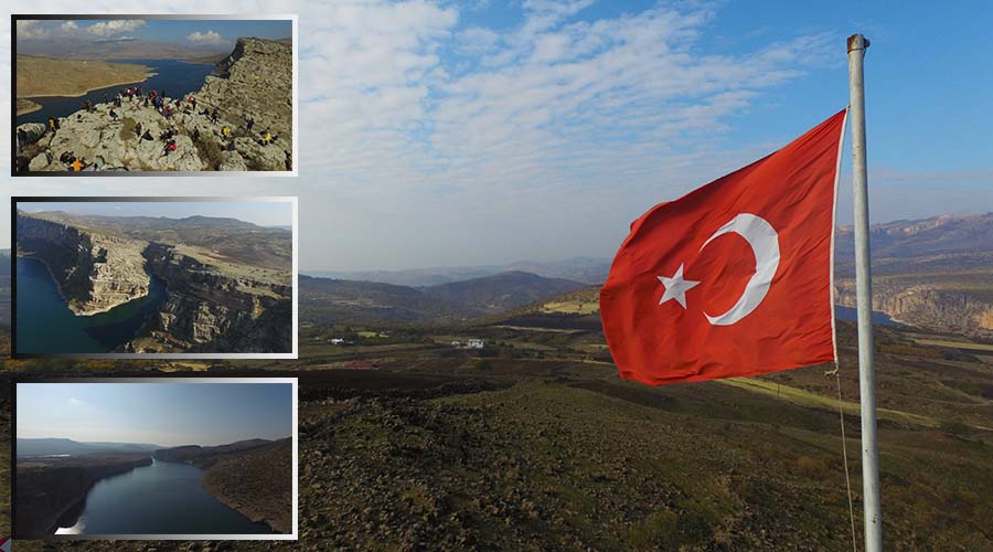 Sonbaharın renklerine bürünen Takoran Vadisi’nde doğa yürüyüşü düzenlendi